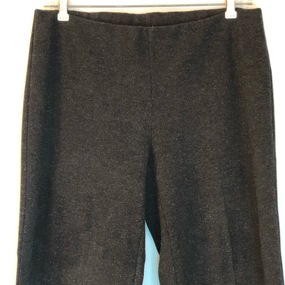 Eileen Fisher Grey Ponte Knit Pants Trousers, size Medium Petite - Picture 3 of 8
